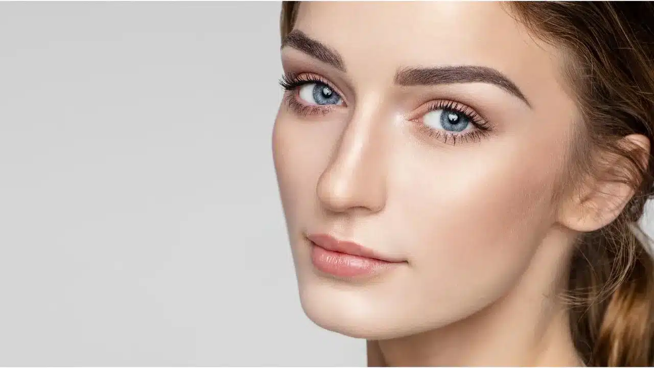 Female face with clean skin after chemical peel treatment in Forney Texas Female face with clean skin after chemical peel treatment in Forney Texas